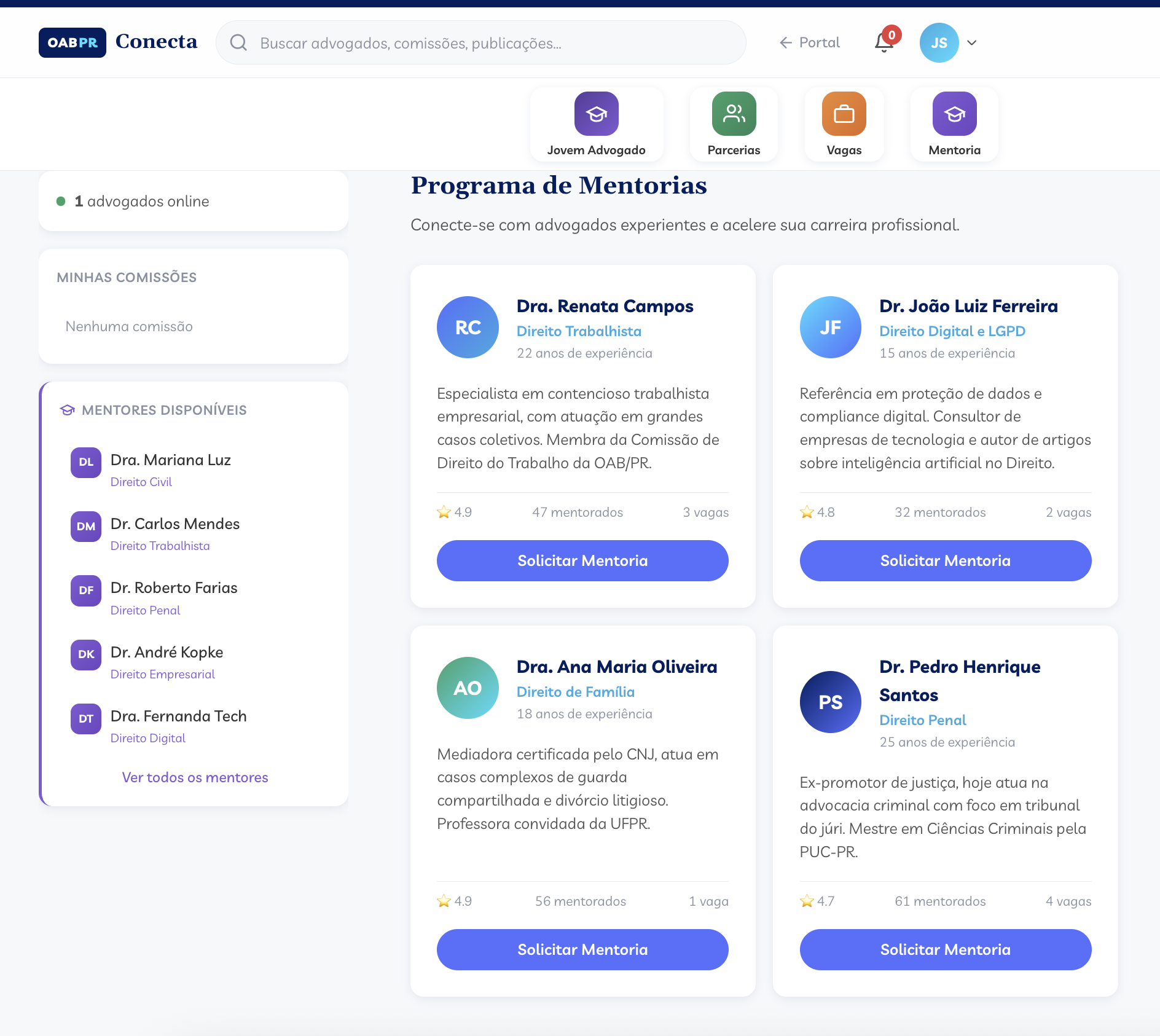 Programa de Mentorias