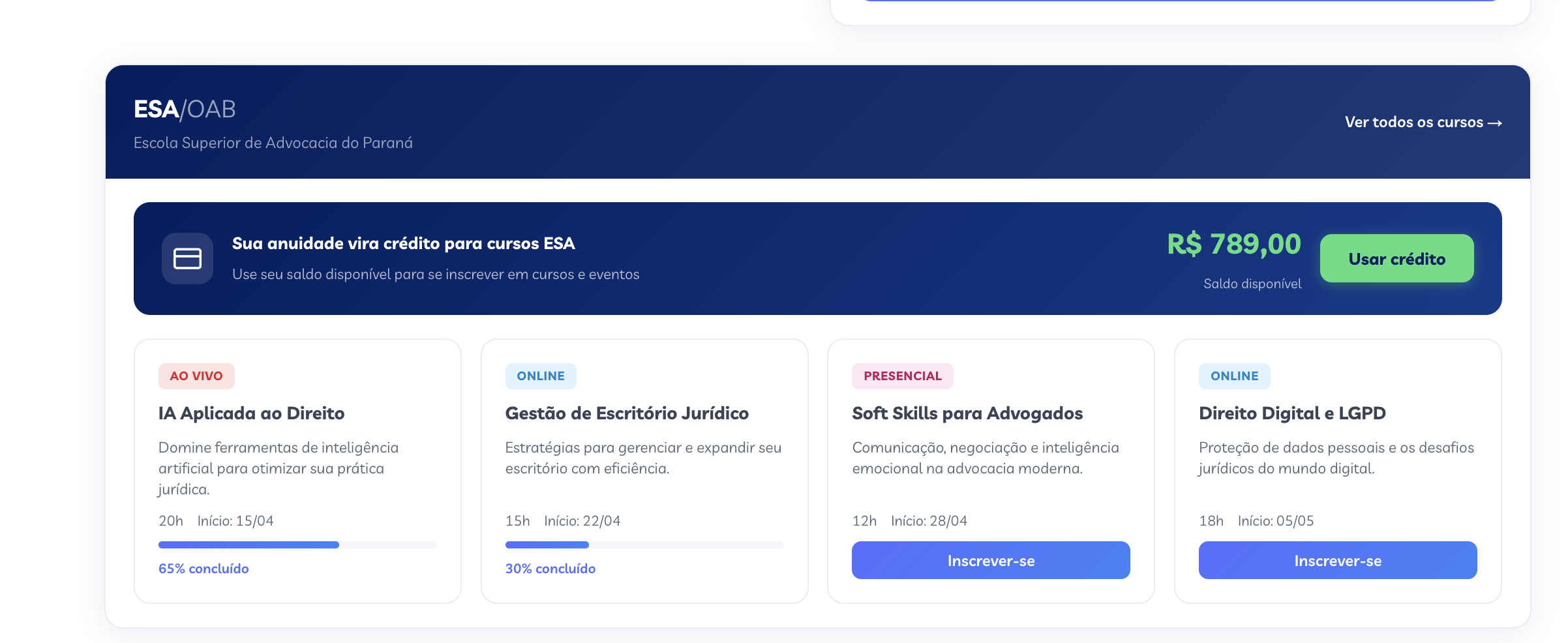 ESA Cursos